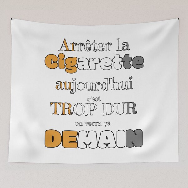 Item preview, Gift Humor Resolution Stop Cigarette Tobacco designed and sold by RomualdGR.