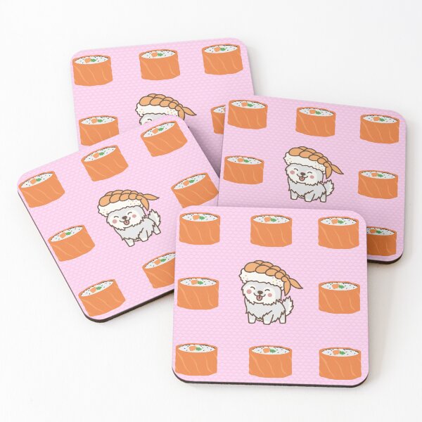 Item preview, Sushi Dog, Pink designed and sold by RoamingSonaa.