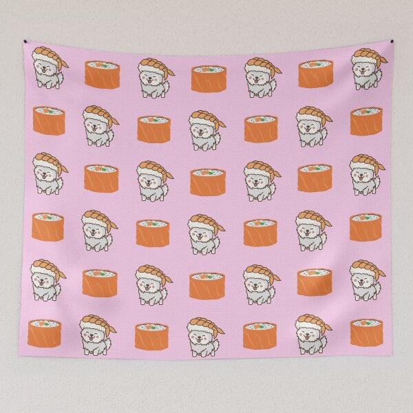 Item preview, Sushi Dog, Pink designed and sold by RoamingSonaa.