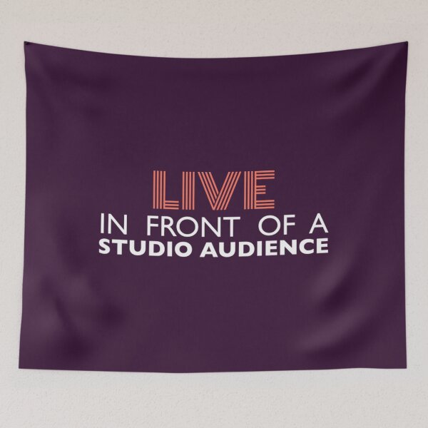 Aperçu de l'œuvre T-shirt TélévisionLIVE ! Devant un public de studio créée et vendue par MrDuyHung.