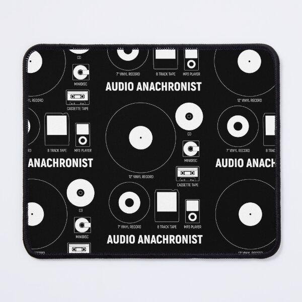 Item preview, Audio Anachronist - Music Format History Icons (On Black) designed and sold by STUDIO-72.