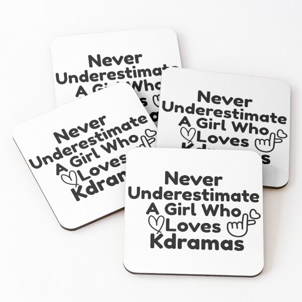 Item preview, Never Underestimate A Girl Who Loves Kdramas designed and sold by Edenjodie.