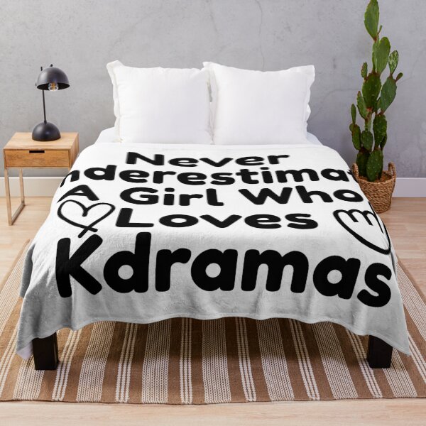 Item preview, Never Underestimate A Girl Who Loves Kdramas designed and sold by Edenjodie.