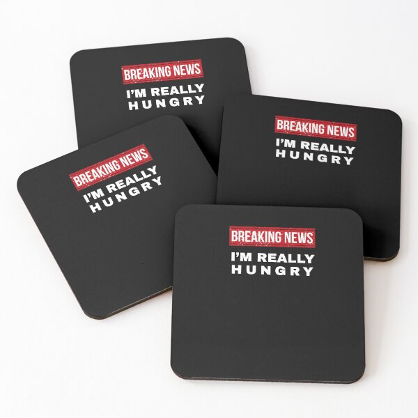 Item preview, "Breaking News I'm Really Hungry" Food Lovers designed and sold by Awesigns.