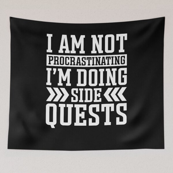 Item preview, I'm Not Procrastinating I'm Doing Side Quests Shirt, Gamer Shirt, Funny Nerd Shirt, Nerd Humor Shirt, Funny Gaming Shirts, Gift for Gamers designed and sold by aymob.