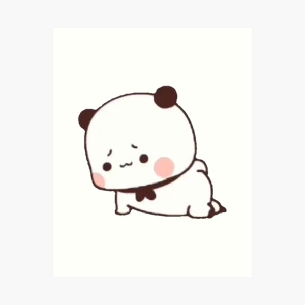Bubu Is Backache She Cannot Do Exercise In Morning Art Print