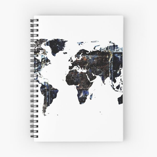 Item preview, World map poster designed and sold by 2MB-.