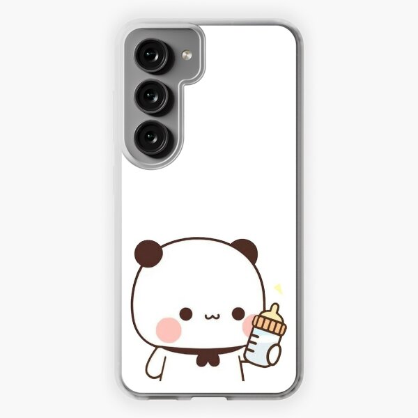 Bear and Panda Phone Case Bubu Dudu Cover for iPhone 14, 13 12 11 Pro, XR,  Samsung A13, S22, S21 FE, A40, A72, A52, Pixel 6a 