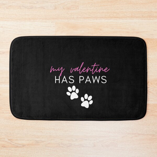 Item preview, my valentine has paws funny Valentines day gift for girlfriend, women, wife, dogs lover designed and sold by Mehdi Art.