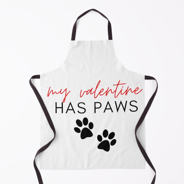 Item preview, my valentine has paws funny Valentines day gift for girlfriend, women, wife, dogs lover designed and sold by Mehdi Art.