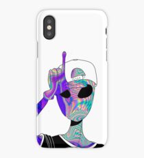 holographic alien iPhone Case
