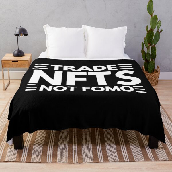 Aperçu de l'œuvre Citation amusante sur NFT - Négociez des NFT pas FOMO créée et vendue par nft-millionaire.