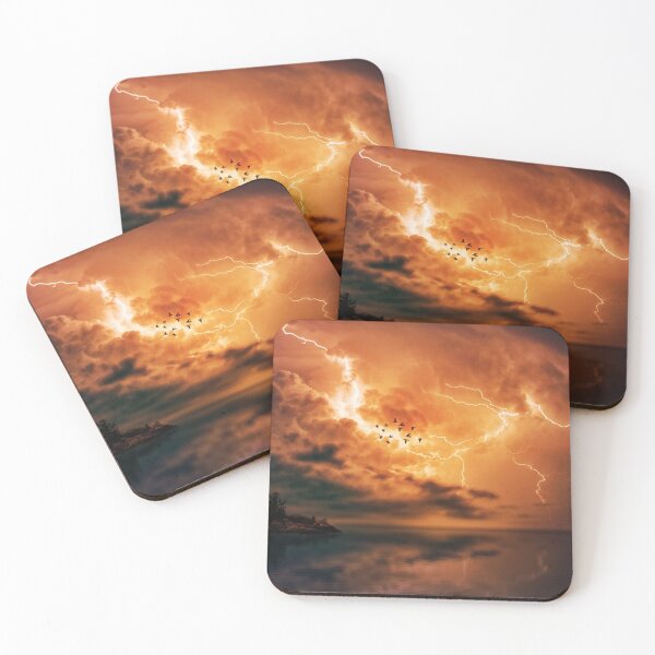 Item preview, Orange lightning designed and sold by Zip-Zup.