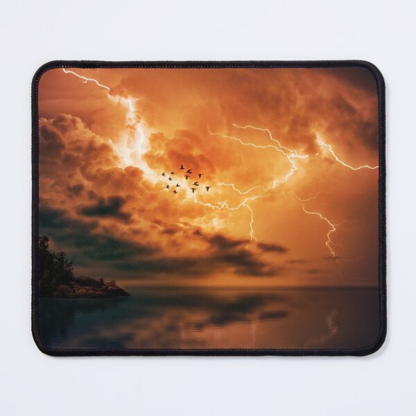 Item preview, Orange lightning designed and sold by Zip-Zup.