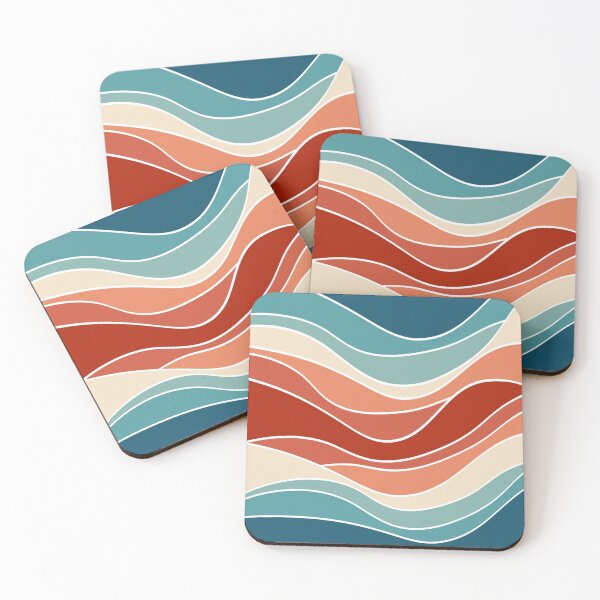 Item preview, Multicolor retro waves designed and sold by BattaAnastasia.