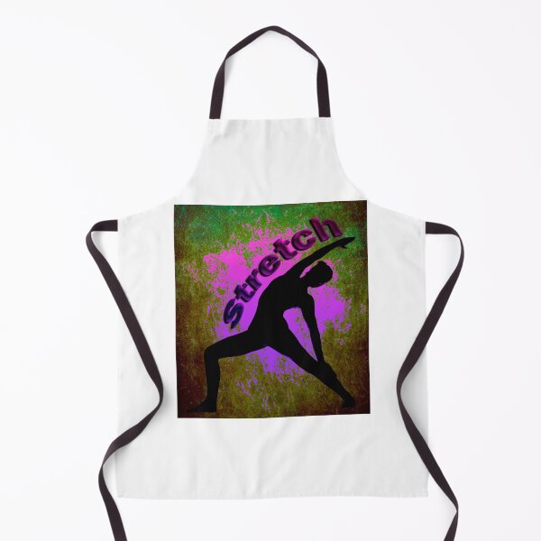 Item preview, Yoga Poses - Green and Purple Background Stretch designed and sold by SadSacDesigns.