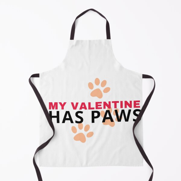 Item preview, my valentine has paws funny Valentines day gift for girlfriend, women, wife, dogs lover designed and sold by Mehdi Art.