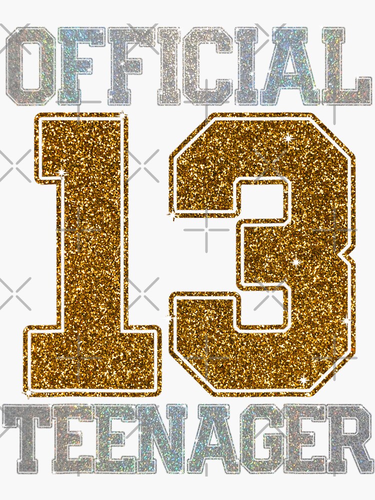 13th Birthday Loved Acrylic Cake Topper - 13 Years Old - Thirteenth