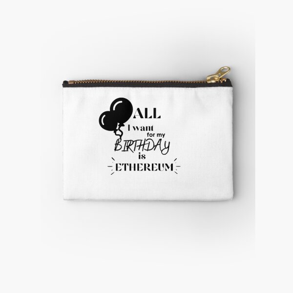 Item preview, All I want for my birthday is ETHEREUM- Birthday gift - Balloons -Unique gift for stock market, crypto, options trader, forex traders and day traders  designed and sold by TradingTeesKids.