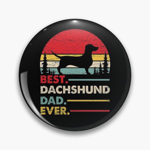 Artikelvorschau, Vintage Best Dachshund Dad Ever entworfen und verkauft von rafaeltto.