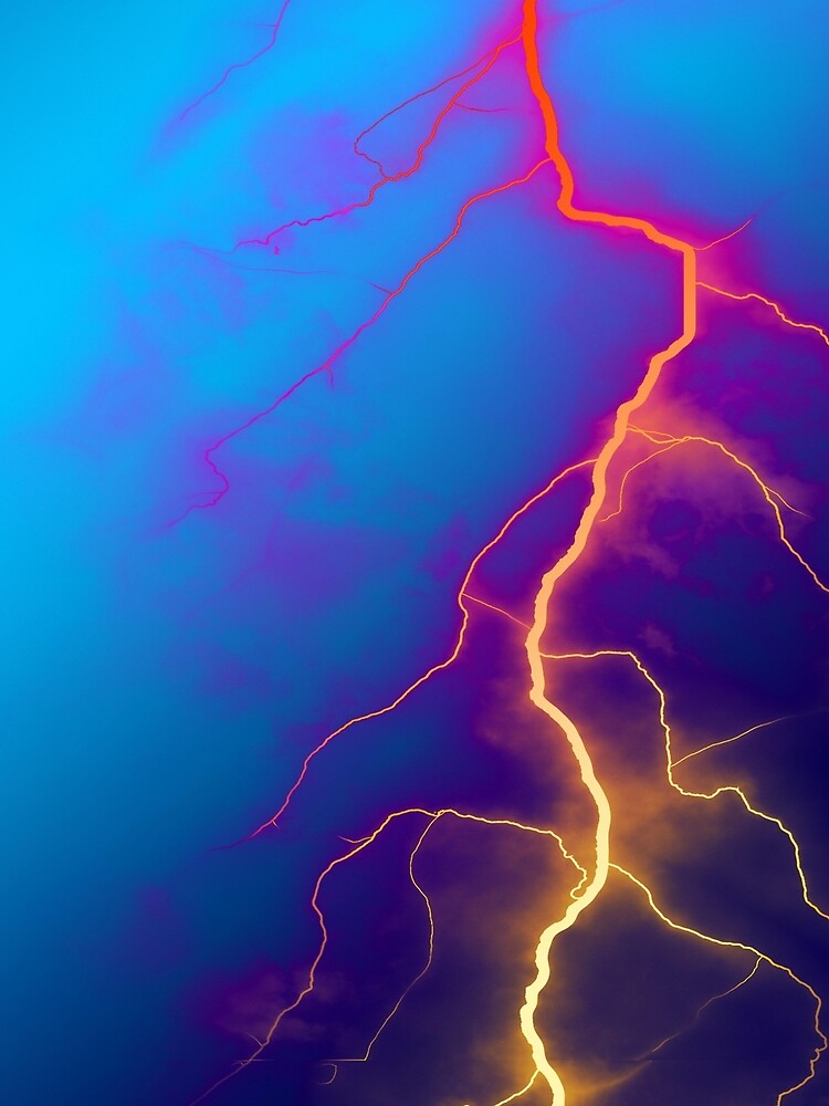 Lightning strike background