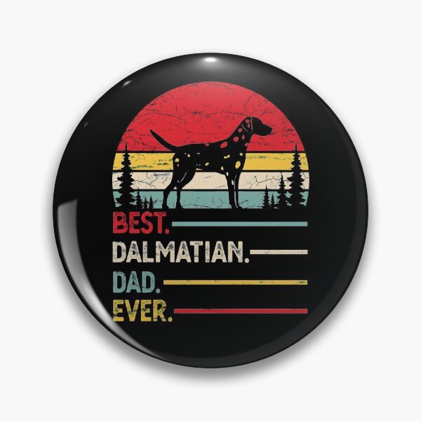 Artikelvorschau, Vintage Best Dalmatian Dad Ever entworfen und verkauft von rafaeltto.