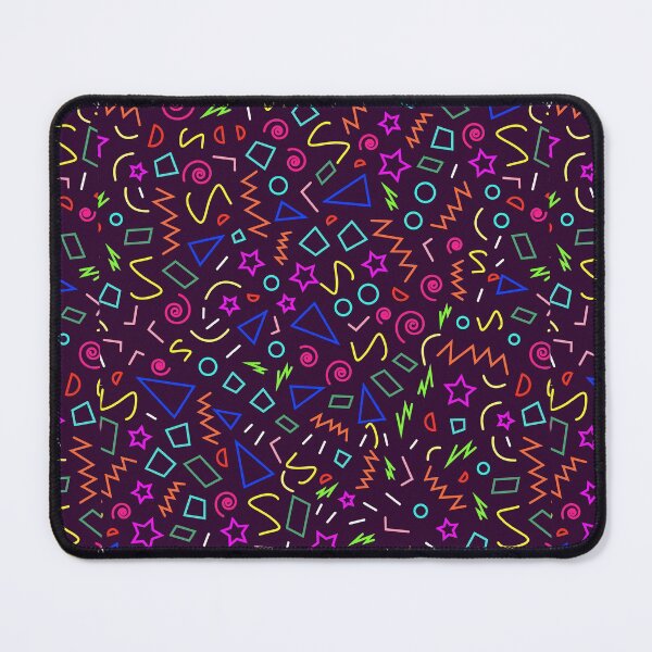 Item preview, colorful Memphis pattern designed and sold by Starlordstore.