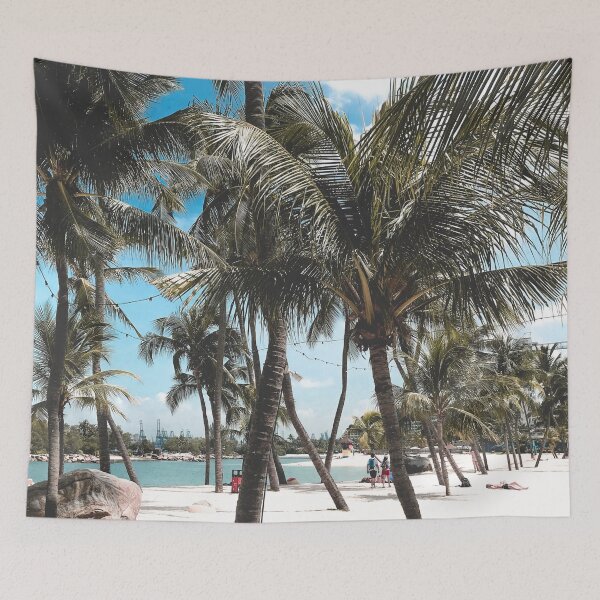 Item preview, Palm Tree By The Beach - Palm Trees Blue Sky designed and sold by Delandor.