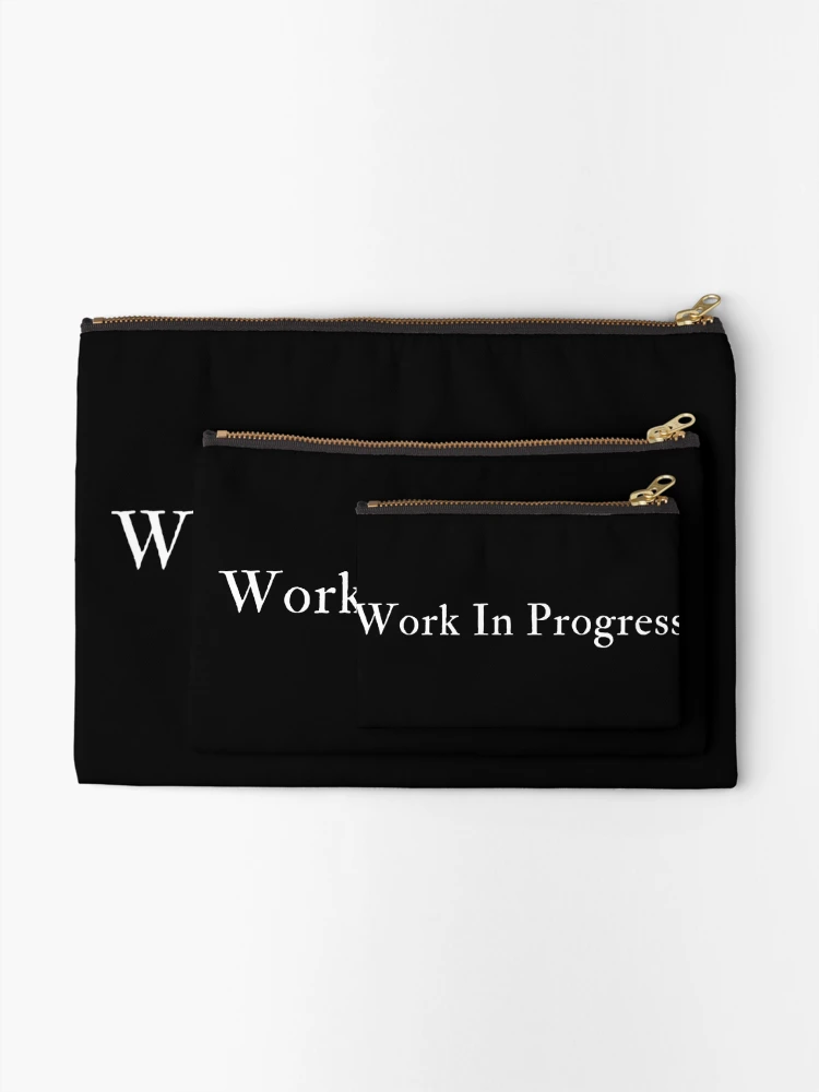 Thumbnail 2 of 4, Zipper Pouch, Work In Progress designed and sold by TheKnightWriter.