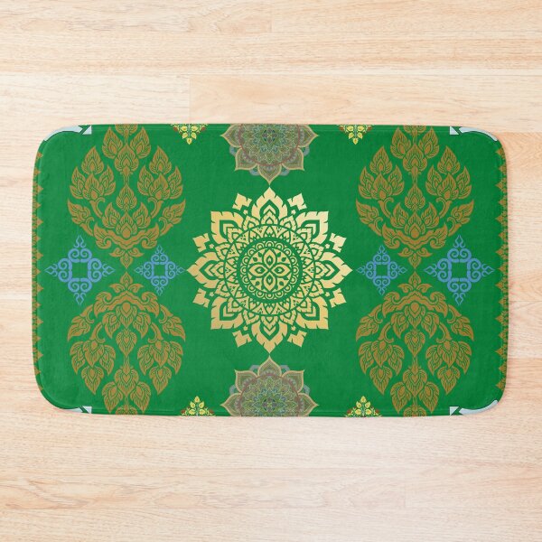 Item preview, Green Persian/Oriental-style Carpet Print designed and sold by AnAwkwardOtter.