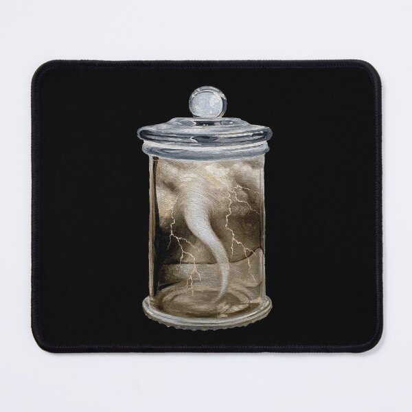 Item preview, Thunder & lightning hurricane twister bottle art designed and sold by LukjanovArt.