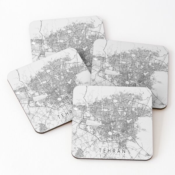 Item preview, Tehran City Map of Iran - Light designed and sold by deMAP.