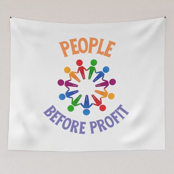 Item preview, People Before Profit designed and sold by LiToDesignCo.