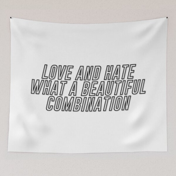 Item preview, Love and hate (black) designed and sold by didijuca.