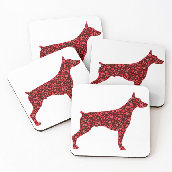 Item preview, Black Valentine Doberman designed and sold by SwnCreations.