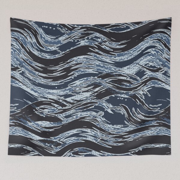 Item preview, Navy Mighty Stripey designed and sold by Daniel Marsden.