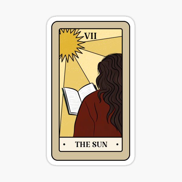 Artikel-Vorschau von Bücherhaftes Tarot – Die Sonne, designt und verkauft von indiebookster.