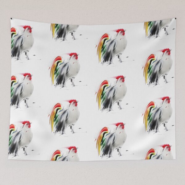 Item preview, very courageous rooster designed and sold by Teni.