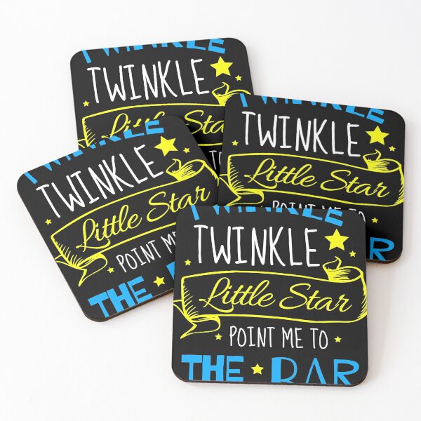 Item preview, Twinkle twinkle little star point me to the nearest bar  designed and sold by adenicholls.