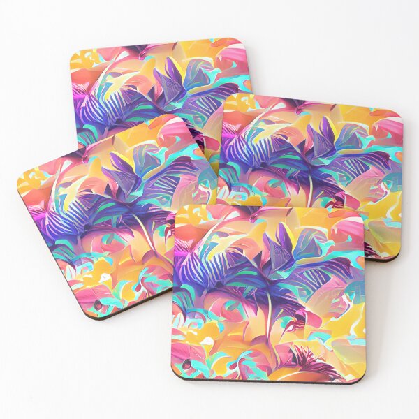 Item preview, Tropical Beach Abstract Painting designed and sold by JoyforU.