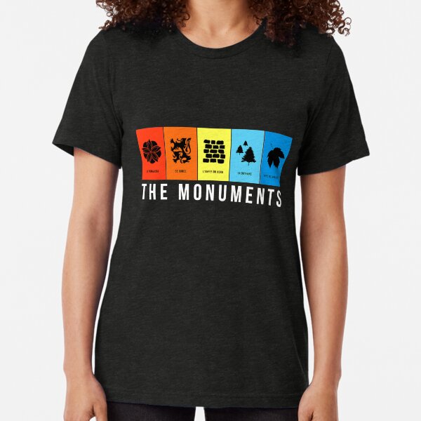 Monuments of Bike Tri-blend T-Shirt