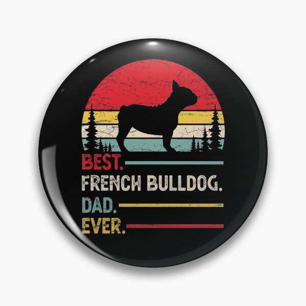 Item preview, Vintage Best French Bulldog Frenchie Dad Ever designed and sold by rafaeltto.