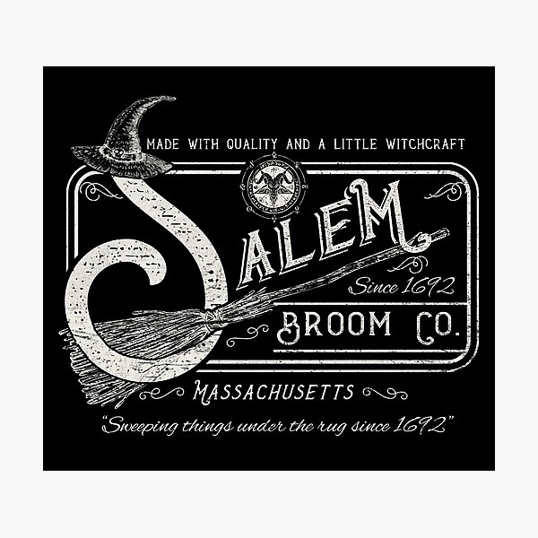 Item preview, Salem Broom Company designed and sold by Alema Art.