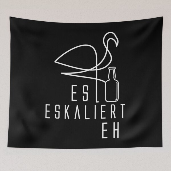 Item preview, Trinken T-ShirtEs Eskaliert Eh Flamingo Bier Alkohol Trinken Party Vogel designed and sold by PhamHungJQK.