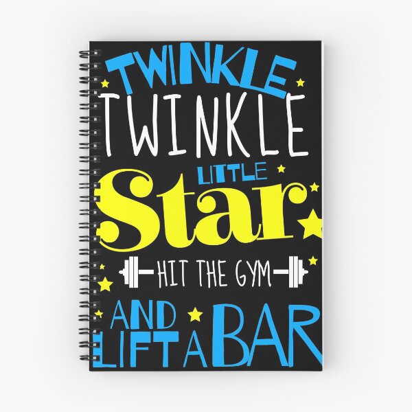 Item preview, Twinkle winkle little star hit the gym and lift a bar  designed and sold by adenicholls.
