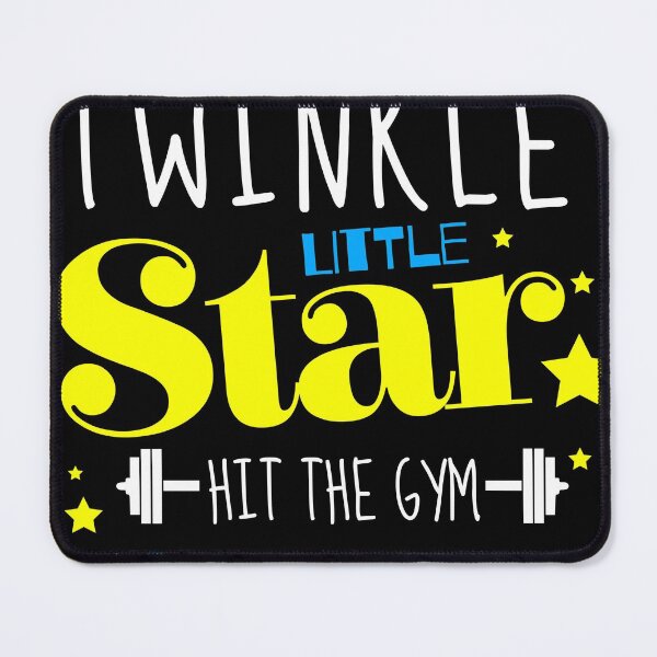 Item preview, Twinkle winkle little star hit the gym and lift a bar  designed and sold by adenicholls.