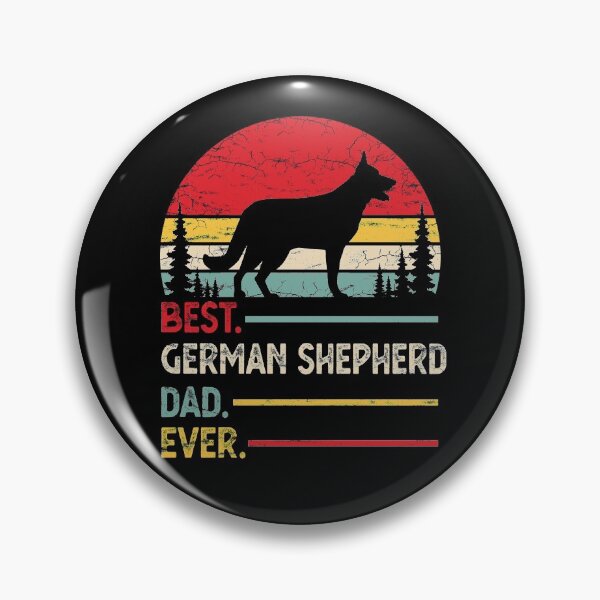 Item preview, Vintage Best German Shepherd Dad Ever designed and sold by rafaeltto.