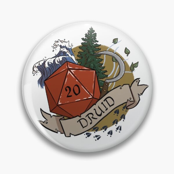 Item preview, Druid Sticker: Land designed and sold by Aidan HJ.