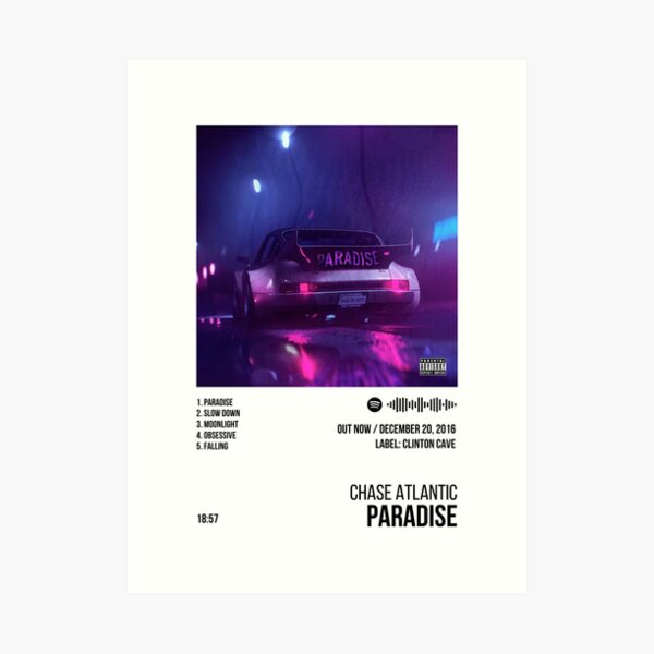 Paradise; Chase atlantic. Poster by KychKlin