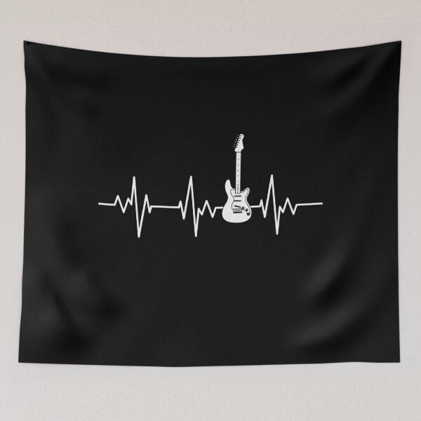 Item preview, Electric Guitar Heartbeat Guitar Rock Music designed and sold by ryanbrian.